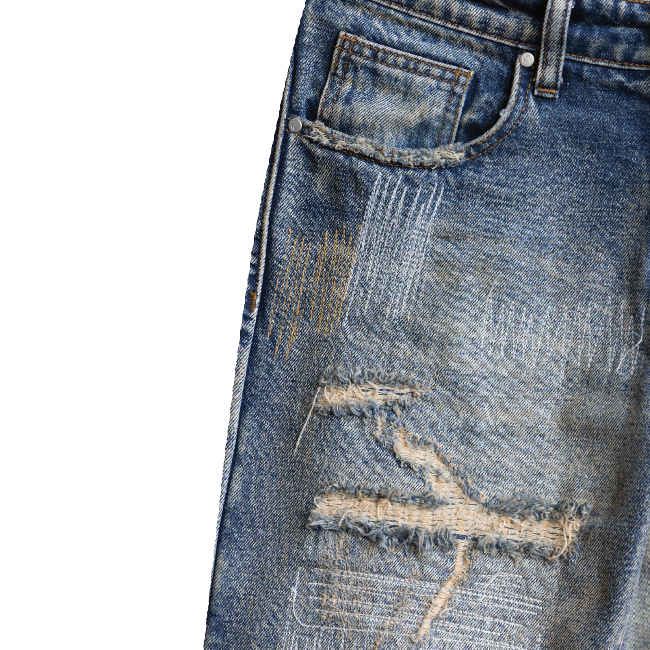 Multi Stitch Denim