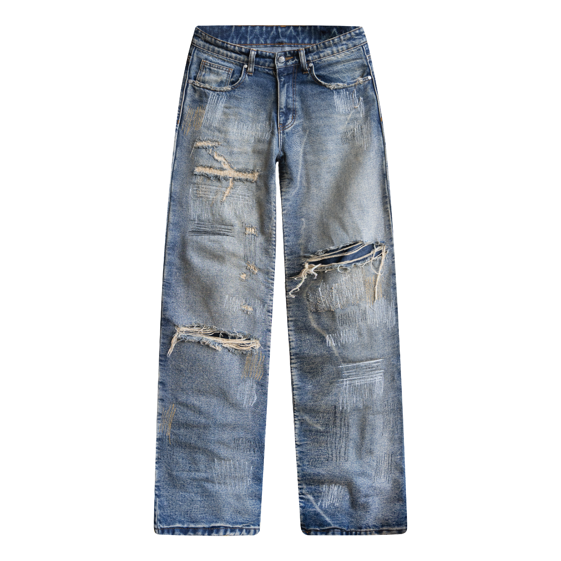 Multi Stitch Denim
