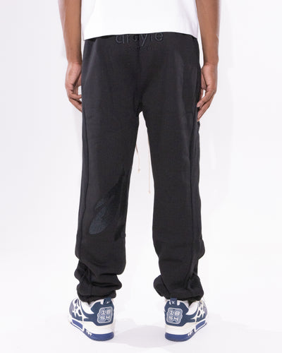 Black Flare Sweatpants