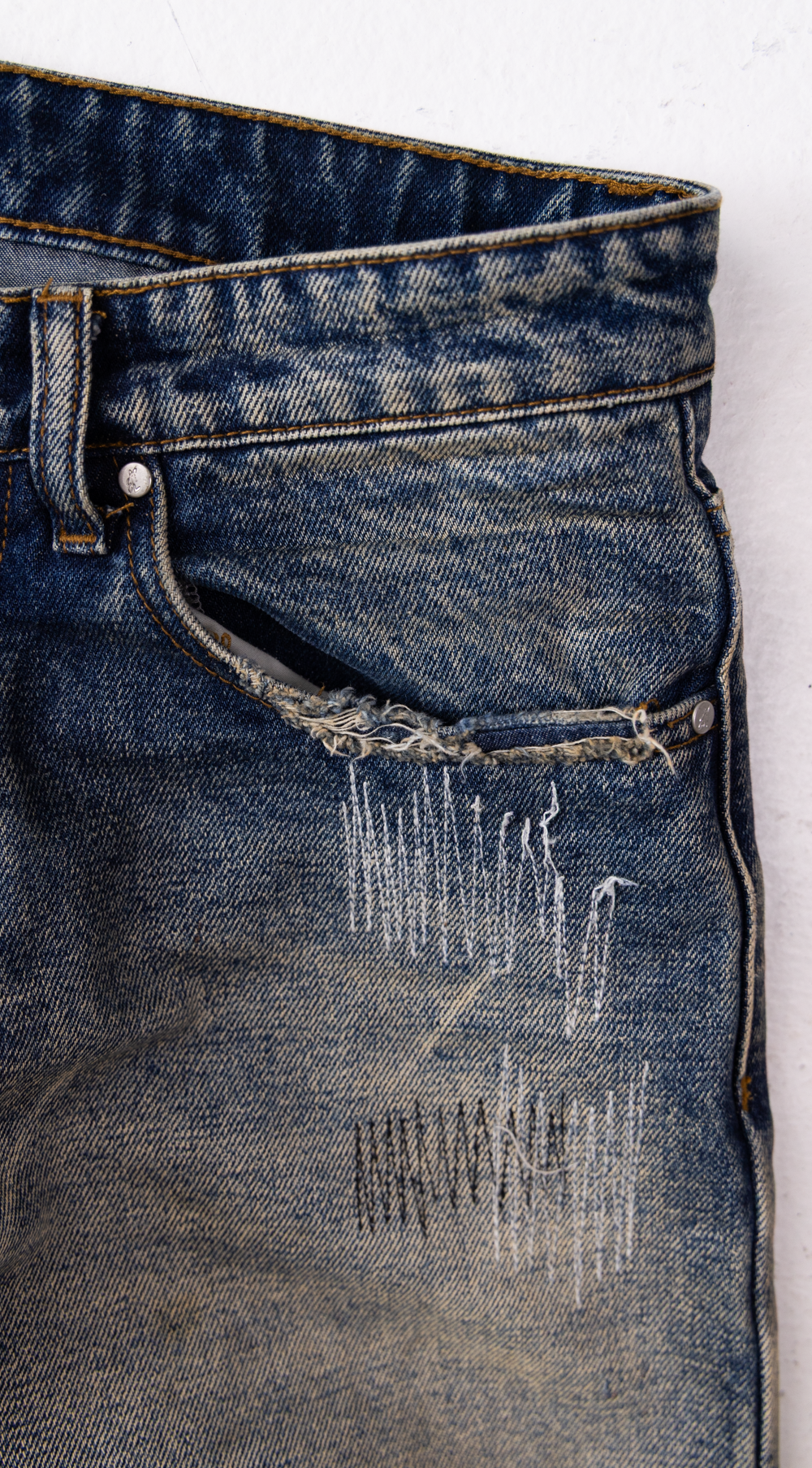 Multi Stitch Denim