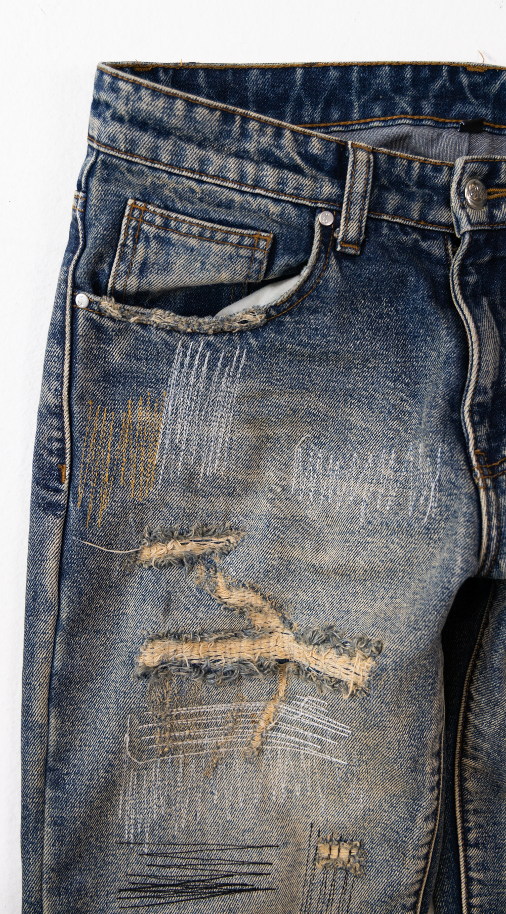 Multi Stitch Denim