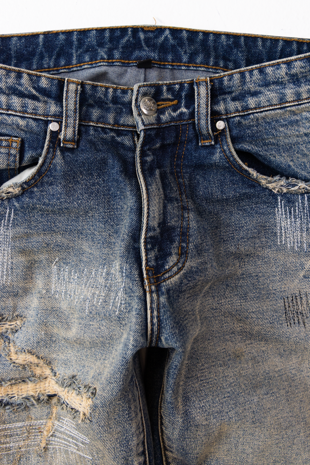 Multi Stitch Denim
