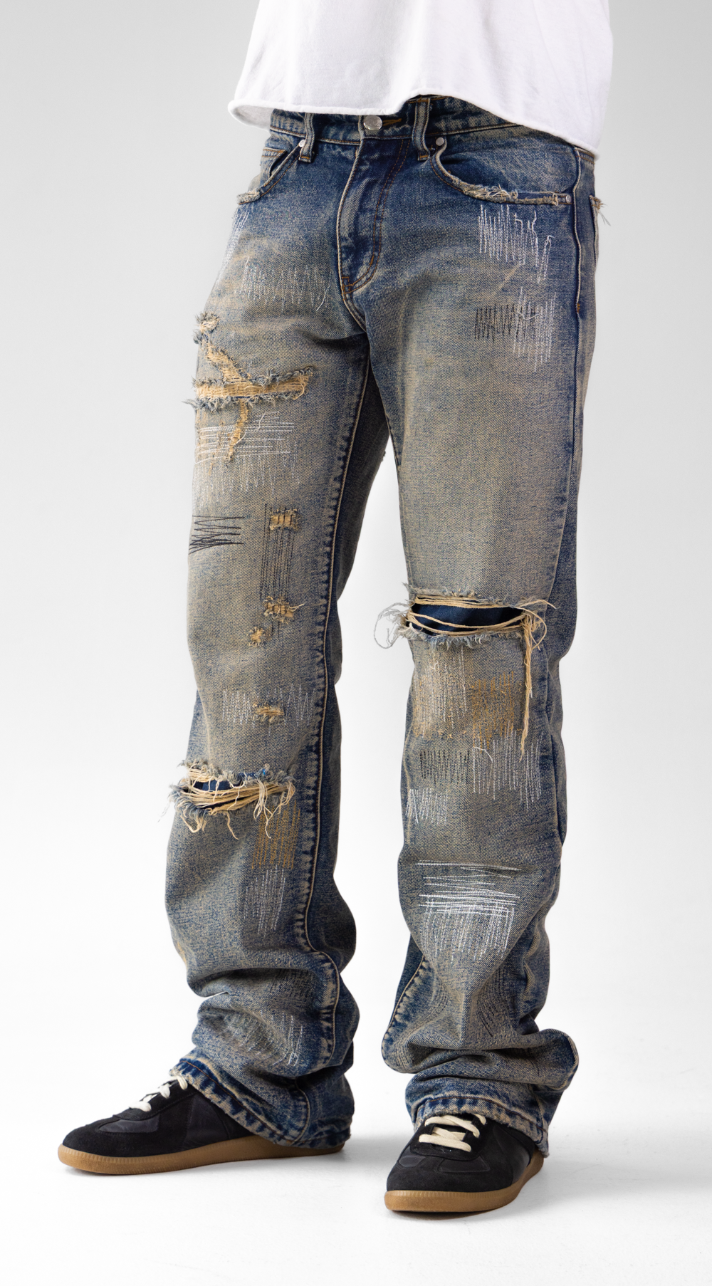 Multi Stitch Denim