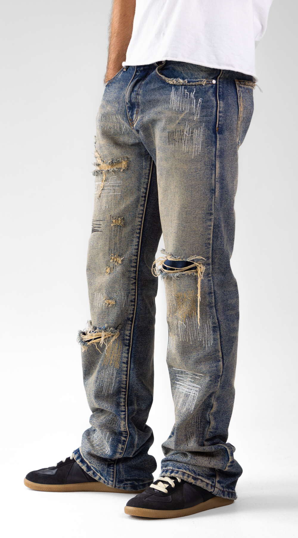 Multi Stitch Denim