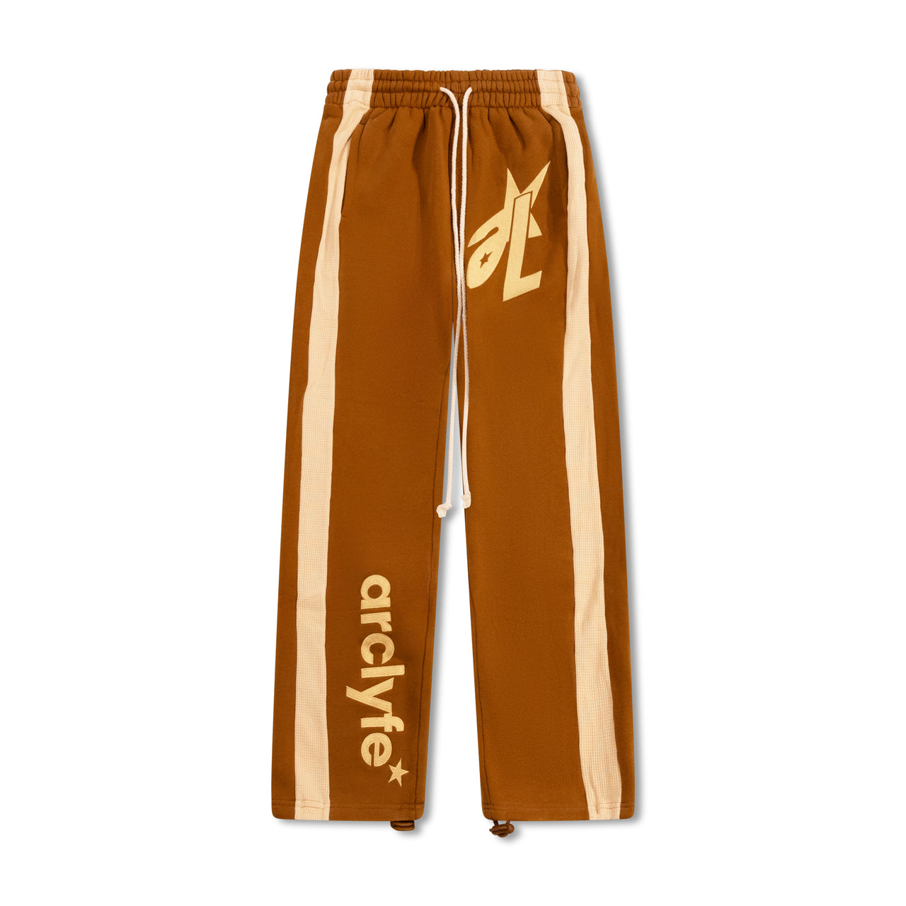 Brown Flare Sweatpants